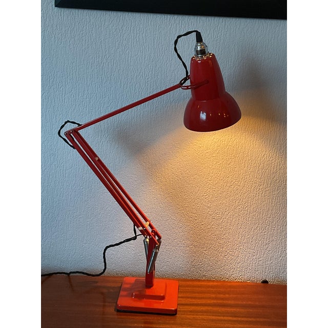 Red Mid-Century Model 1227 Anglepoise Desk Lamp from Herbert Terry and Sons, 1930s For Sale - Image 8 of 8