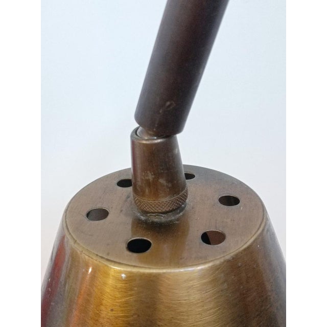 Brass Floor Lamp by Jacques Adnet for Valenti, 1960s For Sale - Image 6 of 12