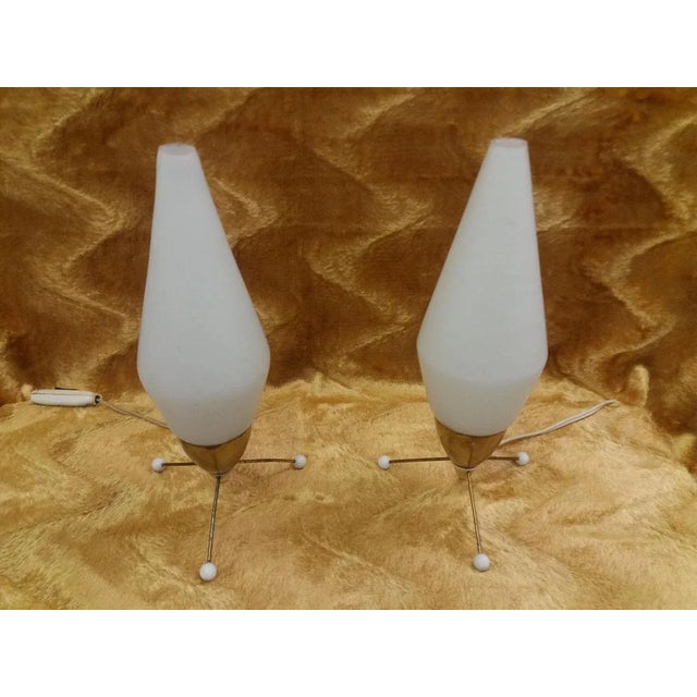 White Rocket Table Lamps, 1960s, Set of 2 For Sale - Image 8 of 12