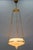 Neo-Classical Gilt Bronze and Brass Pendant Light, 1890s For Sale - Image 4 of 18