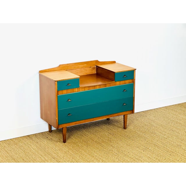 Vintage Scandinavian Oak Dressing Table, 1950s For Sale - Image 14 of 14