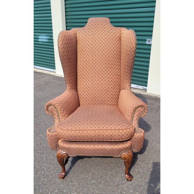 Lillian August William & Mary Style Fireside Chair For Sale - Image 17 of 18