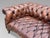 Late 19th Century Antique Victorian Chesterfield Sofa in Brown Leather, 1880 For Sale - Image 5 of 14