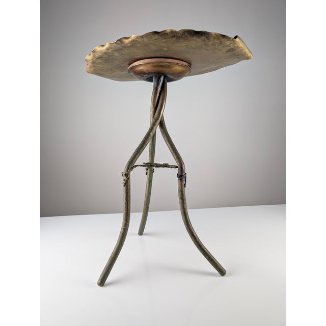 Art Nouveau Japanese Table Bronze and Brass with Dragonfly Motif, 1920s For Sale - Image 13 of 18