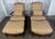 Pair of French Country Style Lounge Chairs W/ Ottomans For Sale - Image 9 of 15