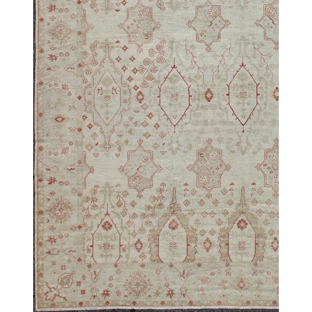Modern Large Modern Khotan by Keivan Woven Arts 12'6 X 17'4 For Sale - Image 3 of 11