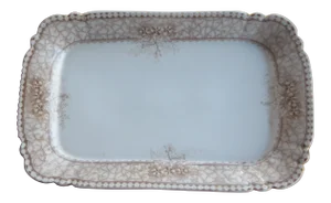 Marx & Gutherz Carlsbad Austria Brown Transfer Platter