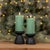 Modern FIA Wick Green Pillar Candle (Set of 2) For Sale - Image 3 of 4