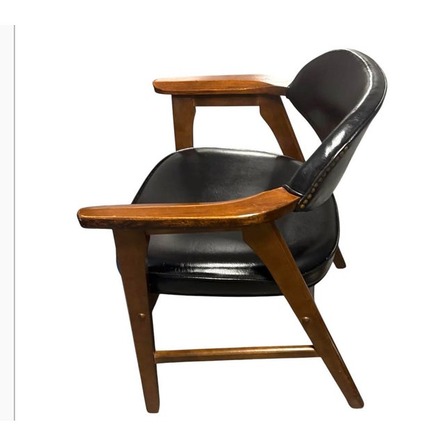 Wood Vintage Armchair by Murphy Miller for Kroehler Furniture For Sale - Image 7 of 9