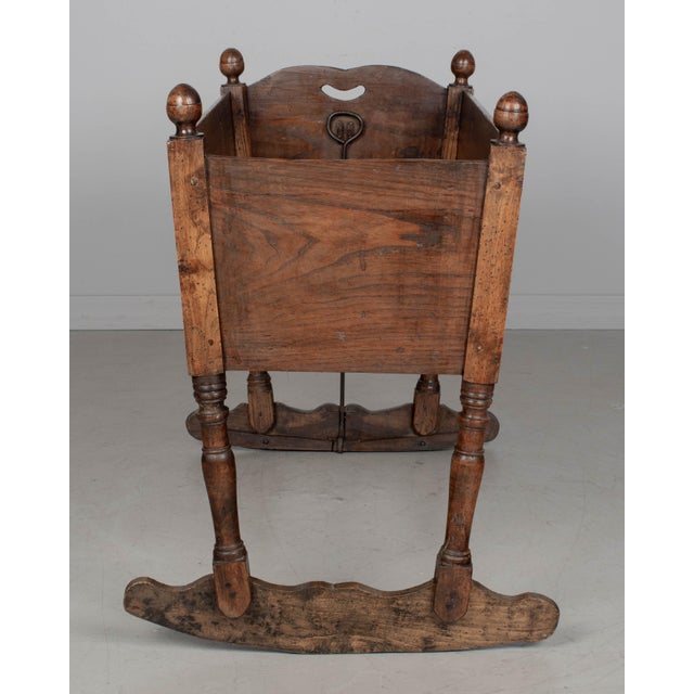 Brown 19th Century French Country Baby Crib For Sale - Image 8 of 11
