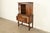 Bernhardt Furniture Antique English Jacobean Carved Oak Bar Cabinet, Circa 1930s For Sale In South Bend - Image 6 of 16