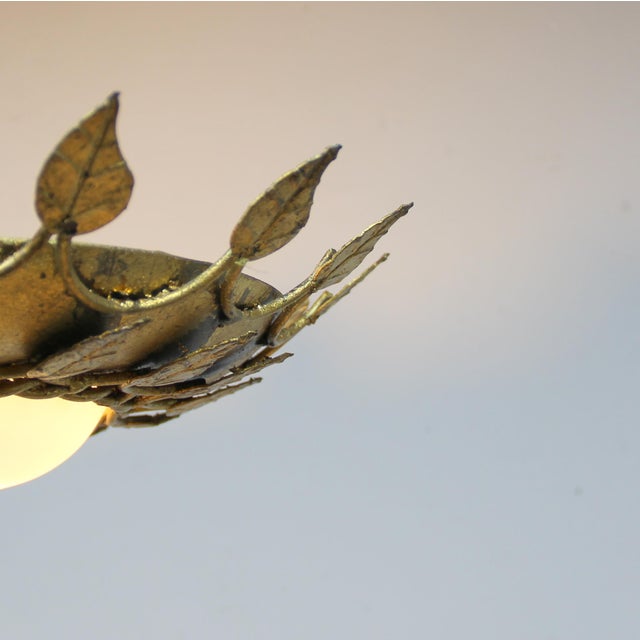 Vintage Sun-Shaped Lamp, 1960s For Sale - Image 4 of 4