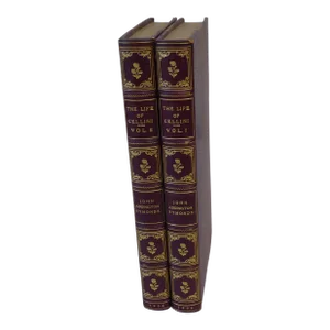 Vintage Leatherbound Books of Celliini - Set 2