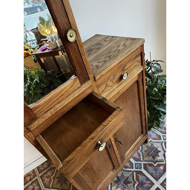Brown French Art Deco Buffet For Sale - Image 8 of 14
