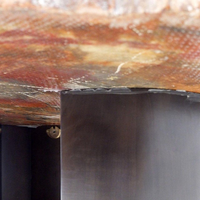 Red Arizona Petrified Wood Coffee Table For Sale - Image 14 of 16