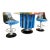 Mid Century Space Age Chromcraft Bar W 2 Barstools For Sale