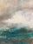 Metal "Dream" Original Abstract Seascape Coastal Aqua Painting ~ Large Teal Green Art With Beach Sand For Sale - Image 7 of 11