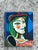 Immerse yourself in the vibrant world of mid-century art with this captivating original oil portrait by D. Marinelli. This...