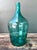Teal Vintage Teal Glass Demijohn For Sale - Image 8 of 13
