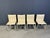 Beige Leather Dining Chairs by Cattelan, Italy, 1980s, Set of 4 For Sale - Image 12 of 13