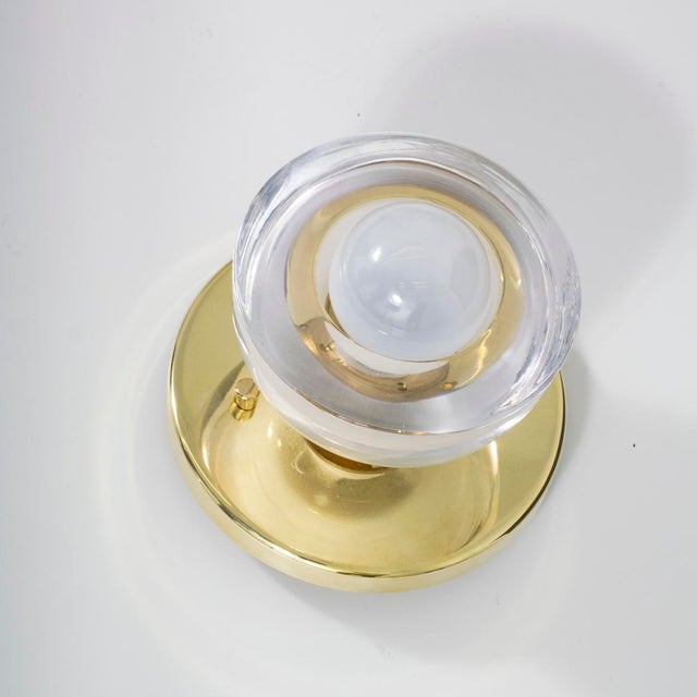 Pair of Modernist Murano glass sconces For Sale In New York - Image 6 of 17