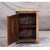 Wood Nightstand Made From Antique Indian Teakwood Architectural Elements For Sale - Image 7 of 8