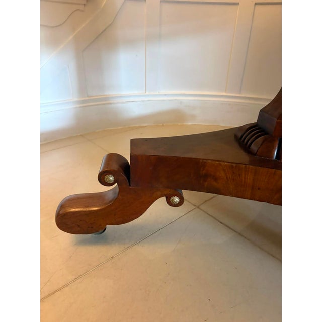 Antique Regency Figured Mahogany 6-Seater Circular Tilt-Top Dining Centre Table, 1830 For Sale - Image 14 of 16
