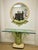 Up for consideration is a beautiful vintage console and mirror set with leaf accents. This would look lovely in your home,...