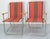 French Folding Camping Chairs and Table, 1950s, Set of 5 For Sale - Image 12 of 18