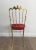 Rococo Brass and Red Velvet Chiavari Chair, circa 1940 For Sale - Image 3 of 13