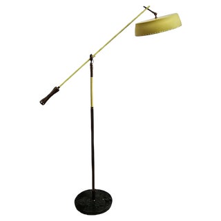 Vintage Yellow Lamp by Angelo Lelli for Arredoluce, Italy, 1952 For Sale