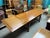 Wood Antique Hand Carved Extending Dining Table, Berkey & Gay, Jacobean Revival, Walnut Wood, Glass Top For Sale - Image 7 of 13
