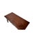 15" Brown Wood Rectangular Carving Legs Display Stand Riser For Sale In San Francisco - Image 6 of 7