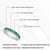 Art Deco Style 0.85 Ct Green Emerald Channel Set Half Eternity Band Ring Size 6 For Sale - Image 12 of 15