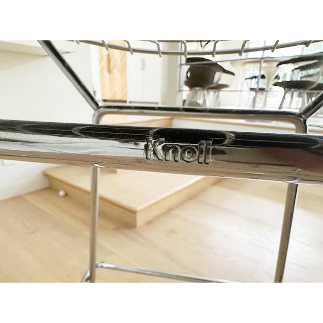 3 Classic Bertoia designed counter stools manufactured by Knoll International, circa 1950s-1960s. These examples are in...