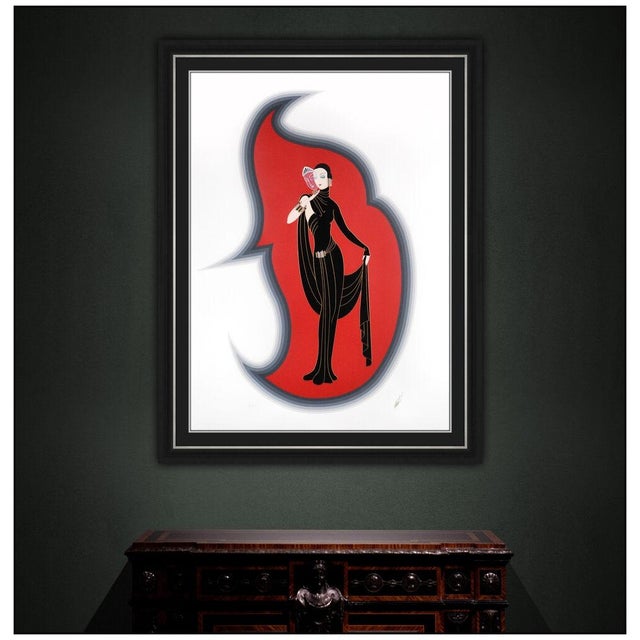 Message us to inquire about custom framing options! (Included for free with every purchase) The artwork here, "Crystal...