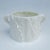 Off-white C.1951 English Royal Worcester Bone China, Blanc De Chin, Banana Leaf Motif Creamer & Sugar Server Set - 2 Pieces For Sale - Image 8 of 13