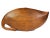 Enhance your home or office decor with this soft leaf shaped wood carved decorative bowl,it is great as a centerpiece,...