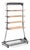 1960s Czech Industrial Wrought Iron and Wood Étagère For Sale