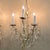 Early 21st Century Pair of Vintage Solid Brass and Cut Crystal Wall Sconces For Sale - Image 5 of 18