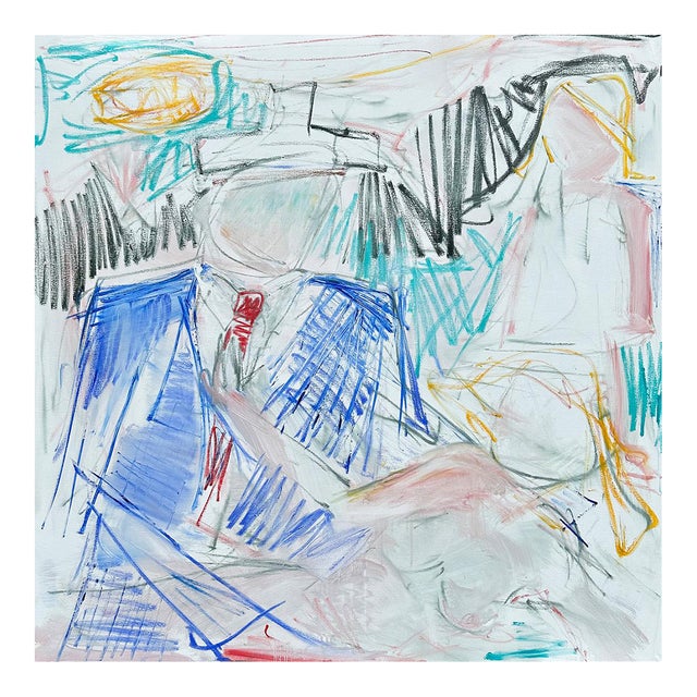 Man in the Blue Suit — 48x48 For Sale