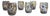 Italian Glasses by Mariana Iskra for Ribes Studio, Set of 6 For Sale