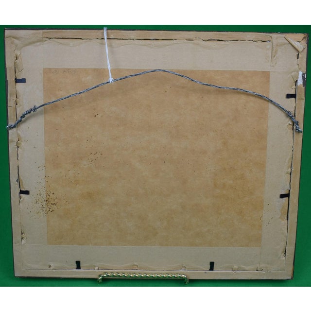 Art Sz: 4 3/4"H x 6 1/2"W Frame Sz: 10 5/8"H x 12 3/8"W Property from the Estate of Mary S.B. Braga Goat Fell (marked as...