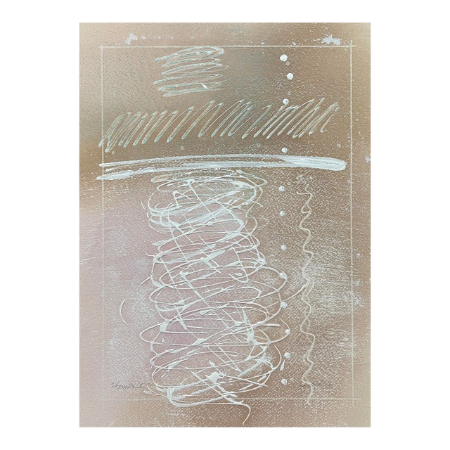 1980s Andrez Tempo Acrylic Painting For Sale