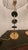 This listing features a pair of Mid-Century Rembrandt table lamps that are very modern style with a brass base and black...
