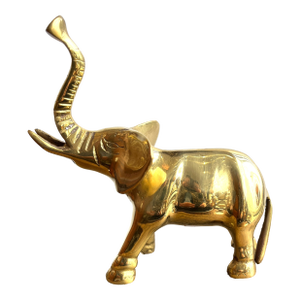 Vintage Brass Elephant