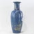 Vintage Hand-Painted Chinoiserie Vase With Blue Polychrome Flowers and Gilt Bird For Sale - Image 4 of 14