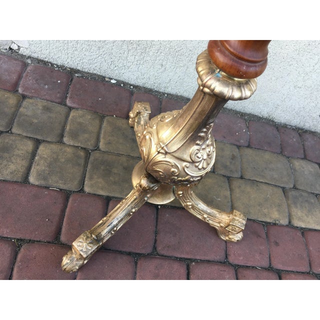 Brass & Wood Coat Stand, 1950s For Sale - Image 14 of 18