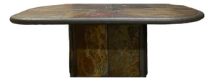 South African 20th Century Modern Slate Coffee Table