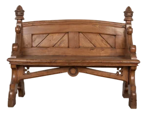 Antique House Elm Bench, 1860